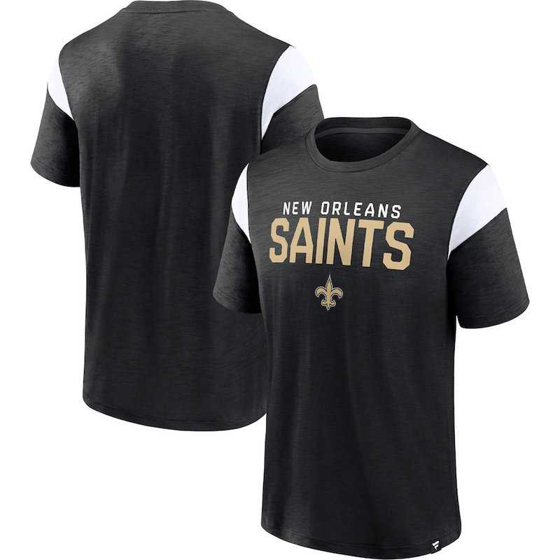 New Orleans Saints Fanatics Branded Black Home Stretch Team Men's T-Shirt,We sell and wholesale New Orleans Saints Fanatics Branded Black Home Stretch Team Men's T-Shirt on line form chian!